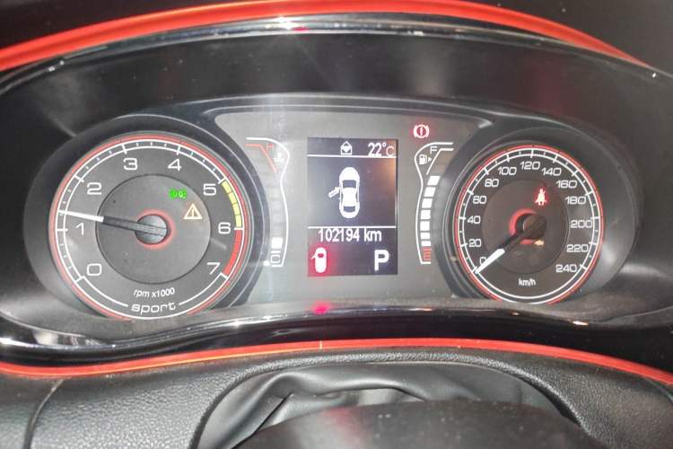 Used Fiat Ottimo 2014 1.4T Automatic Sport Edition Odometer Close Up