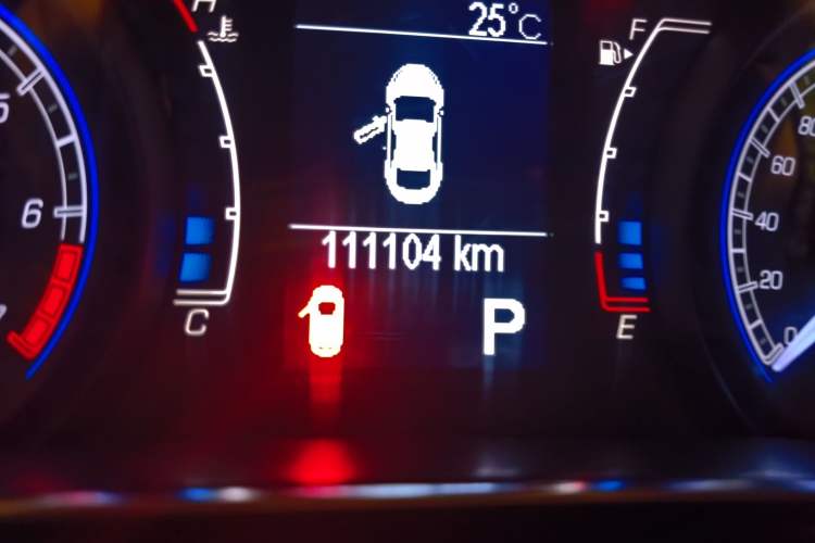 Used Fiat Ottimo 2014 1.4T Automatic Comfort Edition Odometer Close Up