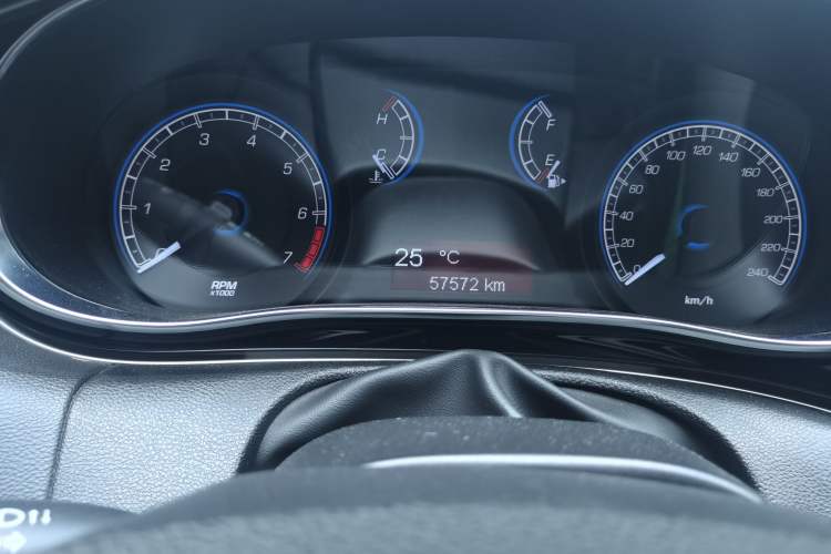 Used Fiat Ottimo 2014 1.4T Automatic Fashion Edition Odometer Close Up