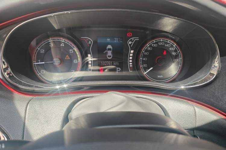 Used Fiat Ottimo 2014 1.4T Automatic Sport Edition Odometer Close Up