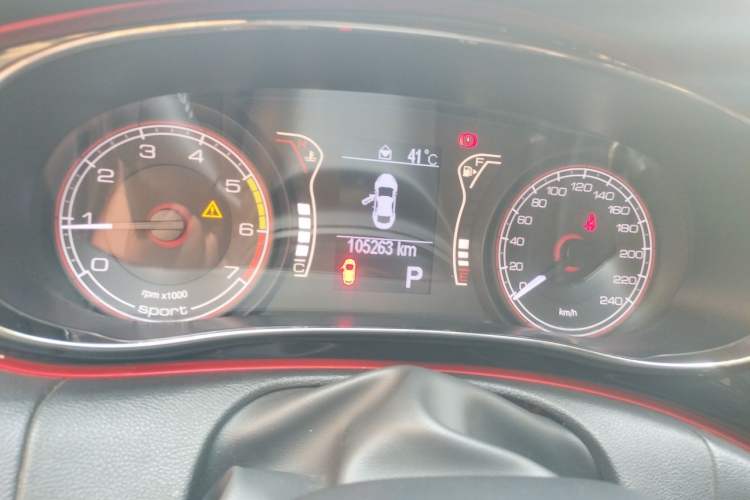 Used Fiat Ottimo 2014 1.4T Automatic Sport Edition Odometer Close Up