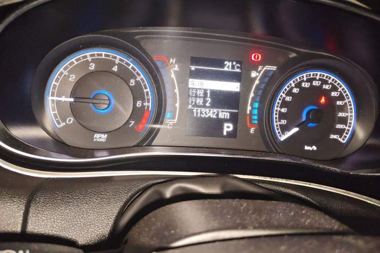 Used Fiat Ottimo 2014 1.4T Automatic Comfort Edition Odometer Close Up