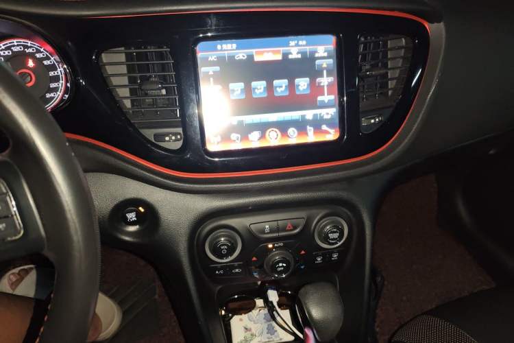 Used Fiat Ottimo 2014 1.4T Automatic Luxury Sport Edition Audio And AC Panel