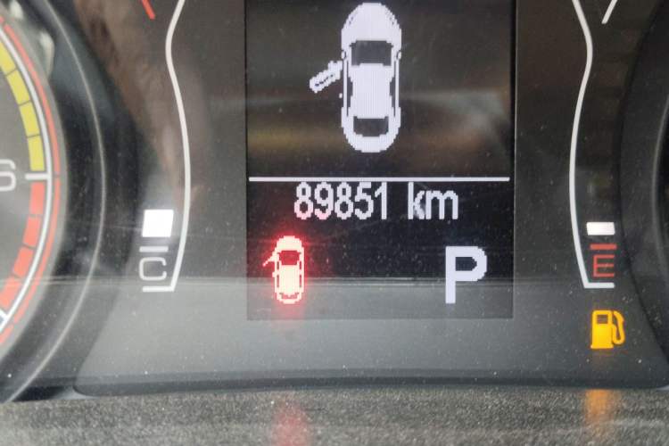 Used Fiat Ottimo 2014 1.4T Automatic Sport Edition Odometer Close Up