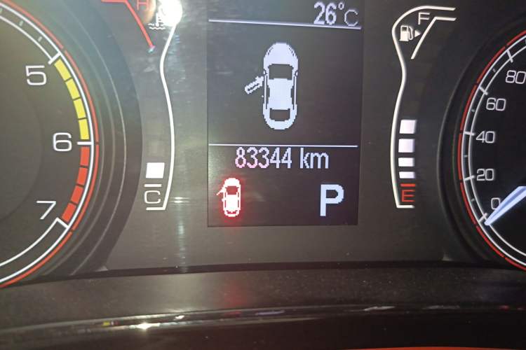 Used Fiat Ottimo 2014 1.4T Automatic Sport Edition Odometer Close Up