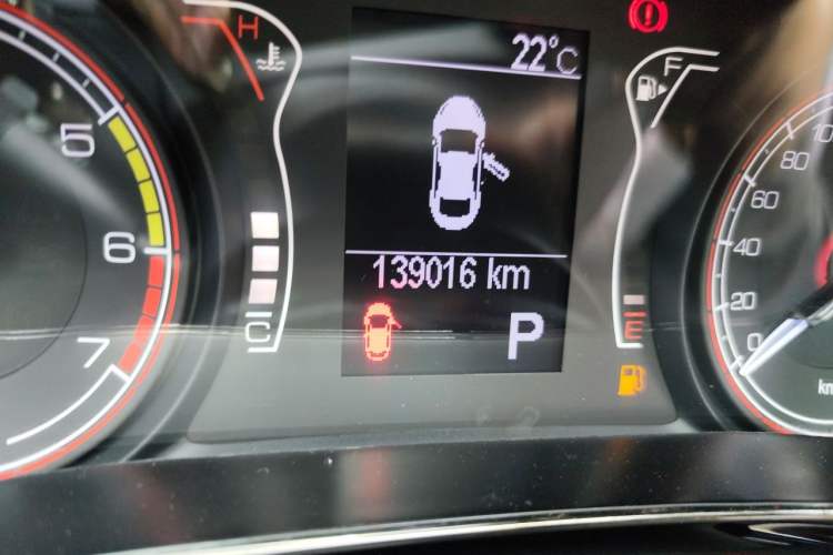 Used Fiat Ottimo 2014 1.4T Automatic Sport Edition Odometer Close Up