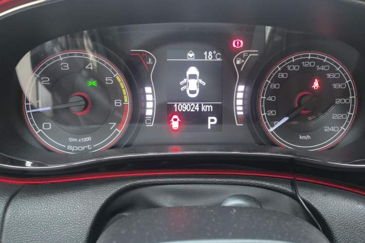 Used Fiat Ottimo 2014 1.4T Automatic Sport Edition Odometer Close Up