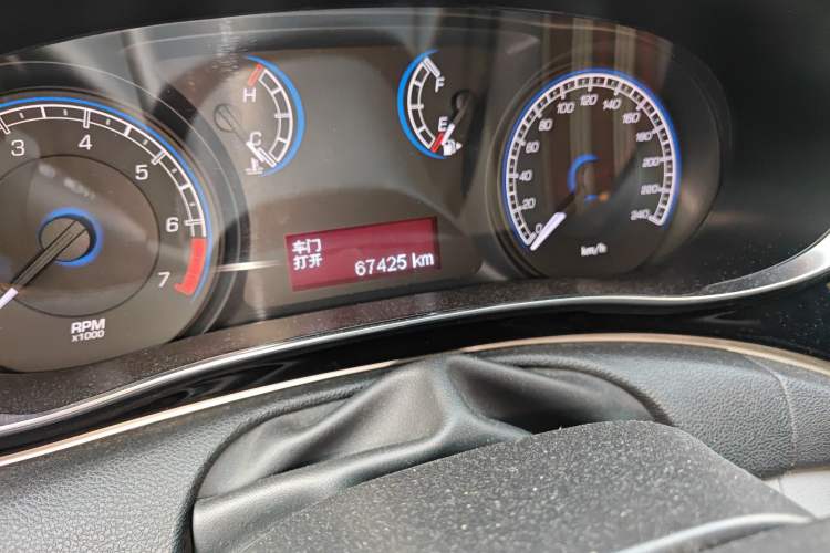 Used Fiat Ottimo 2014 1.4T Manual Fashion Edition Odometer Close Up