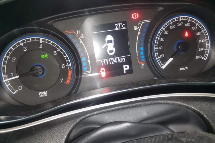 Used Fiat Ottimo 2014 1.4T Automatic Comfort Edition Odometer Close Up
