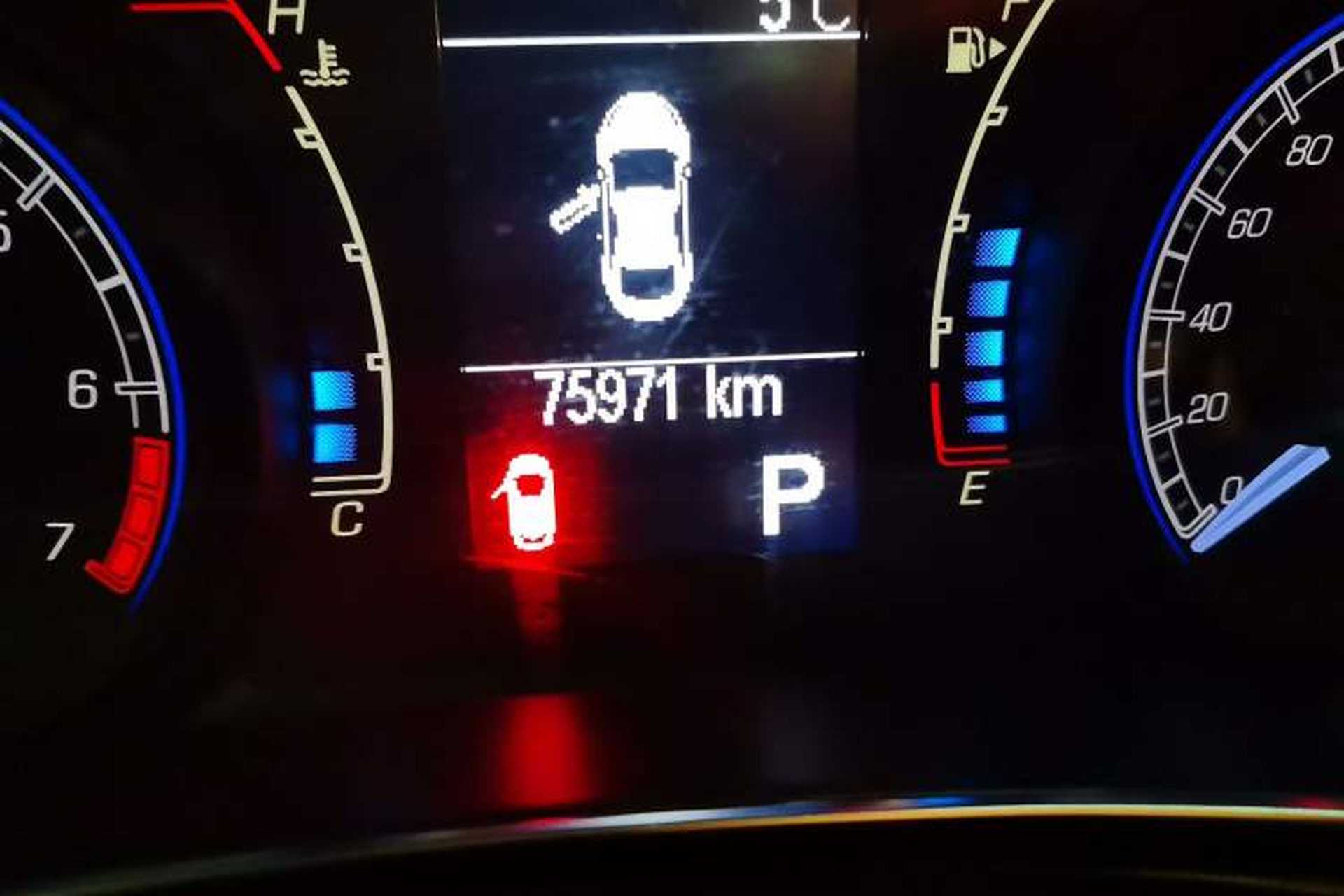 Used Fiat Ottimo 2014 1.4T Automatic Comfort Edition Odometer Close Up