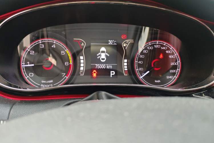 Used Fiat Ottimo 2014 1.4T Automatic Sport Edition Odometer Close Up