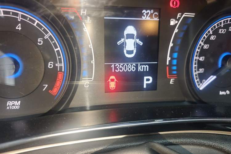 Used Fiat Ottimo 2014 1.4T Automatic Comfort Edition Odometer Close Up