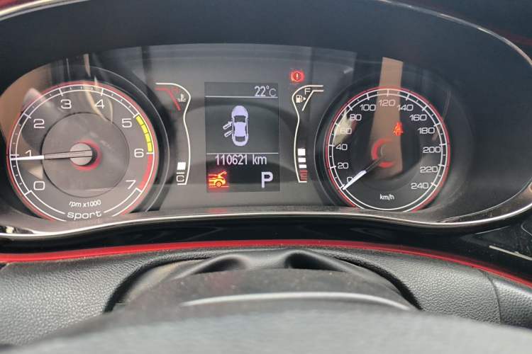 Used Fiat Ottimo 2014 1.4T Automatic Sport Edition Odometer Close Up