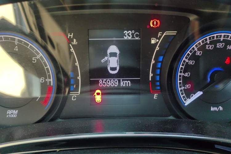 Used Fiat Ottimo 2014 1.4T Manual Comfort Edition Odometer Close Up