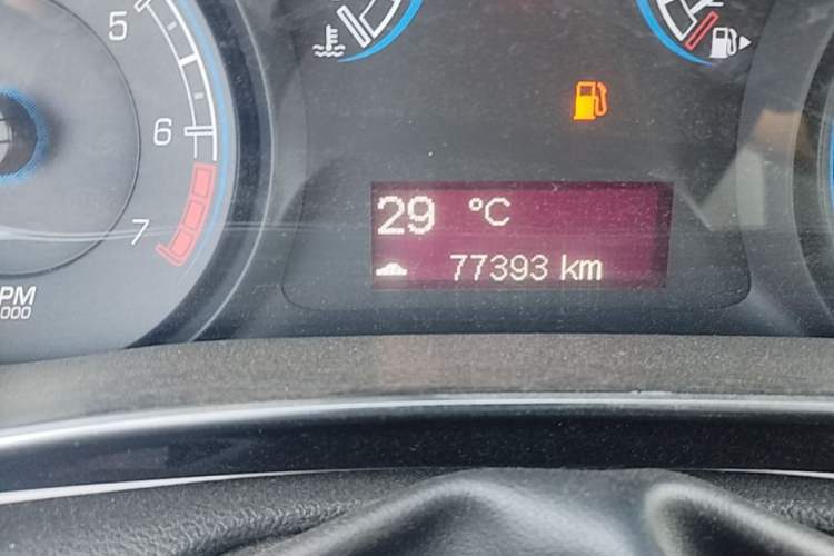 Used Fiat Ottimo 2014 1.4T Manual Fashion Edition Odometer Close Up