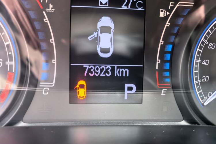 Used Fiat Ottimo 2014 1.4T Automatic Comfort Edition Odometer Close Up