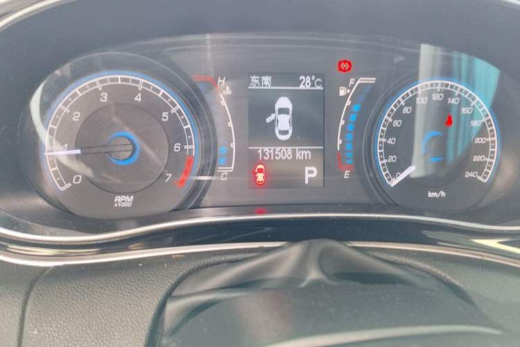 Used Fiat Ottimo 2014 1.4T Automatic Luxury Edition Odometer Close Up