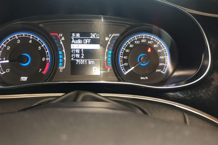 Used Fiat Ottimo 2014 1.4T Automatic Luxury Edition Odometer Close Up