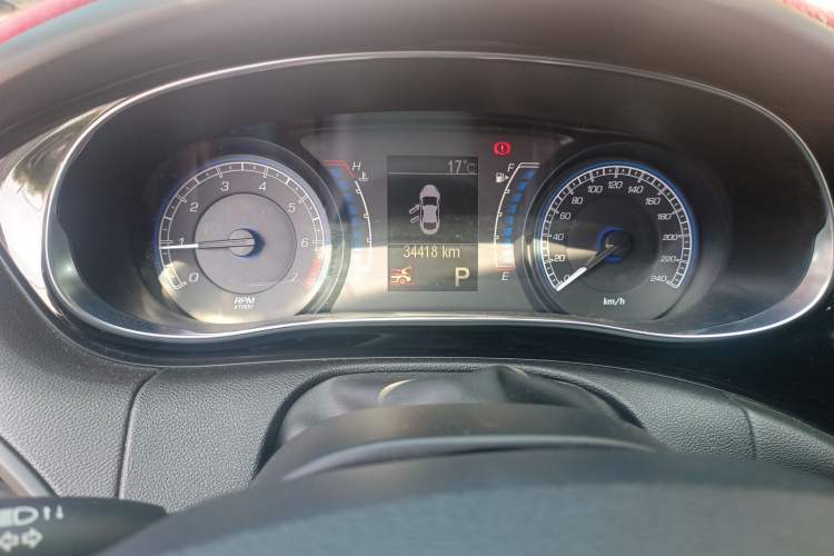 Used Fiat Ottimo 2017 1.4T Automatic Comfort Edition Odometer Close Up