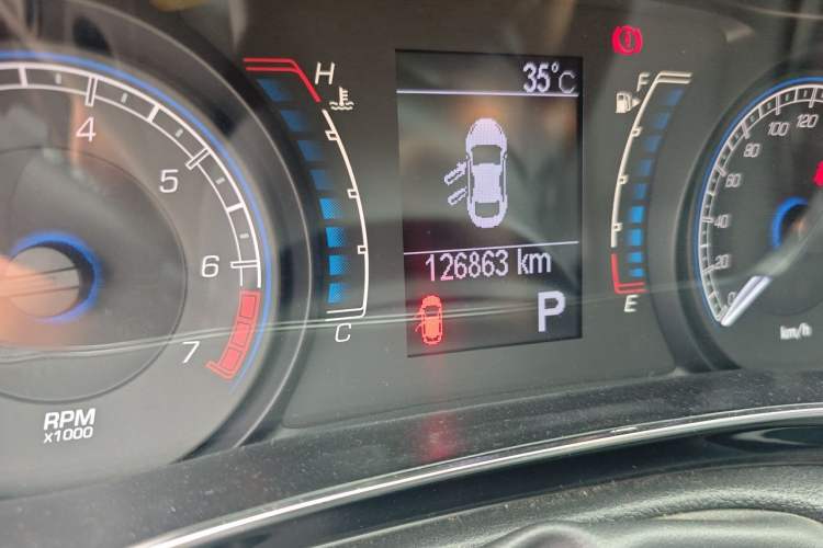 Used Fiat Ottimo 2017 1.4T Automatic Comfort Edition Odometer Close Up