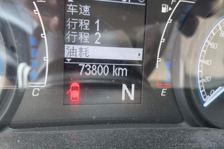Used Fiat Viaggio 2012 1.4T Automatic Jingxiang Edition Odometer Close Up