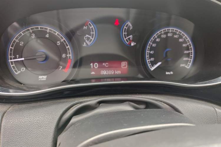 Used Fiat Viaggio 2012 1.4T Automatic Enjoyment Edition Odometer Close Up