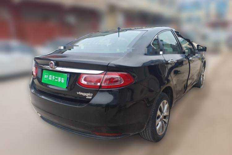 Used Fiat Viaggio 2012 1.4T Automatic Enjoyment Edition Rear Right 45 Deg
