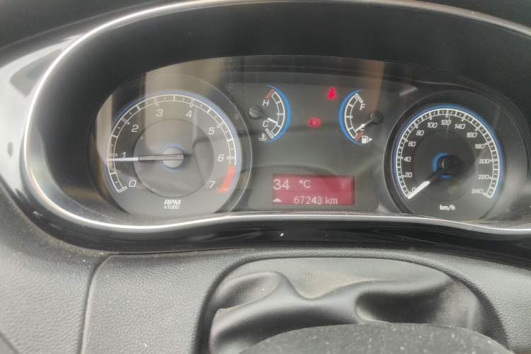 Used Fiat Viaggio 2012 1.4T Manual Enjoyment Edition Odometer Close Up