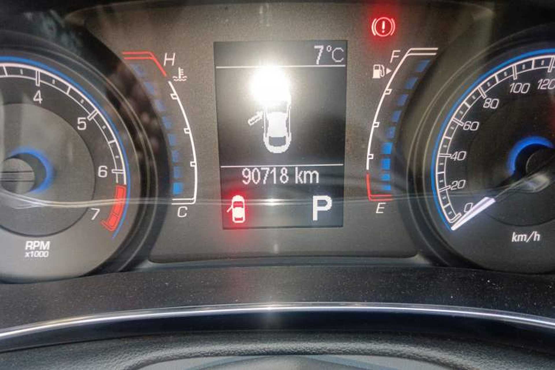 Used Fiat Viaggio 2012 1.4T Automatic Jingxiang Edition Odometer Close Up
