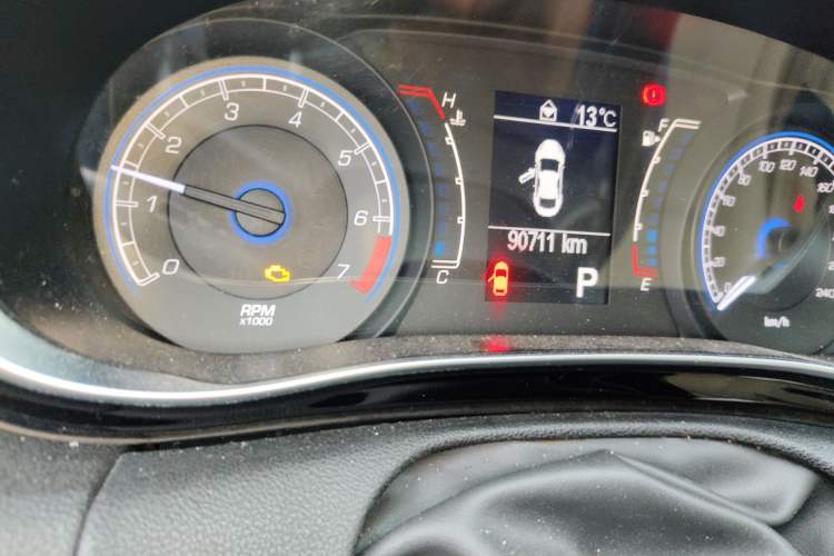 Used Fiat Viaggio 2012 1.4T Automatic Jingxiang Edition Odometer Close Up