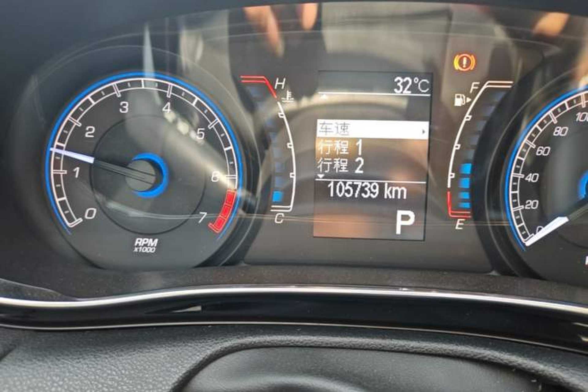 Used Fiat Viaggio 2012 1.4T Automatic Jingxiang Edition Odometer Close Up
