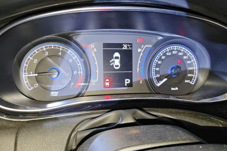 Used Fiat Viaggio 2012 1.4T Automatic Enjoyment Edition Odometer Close Up