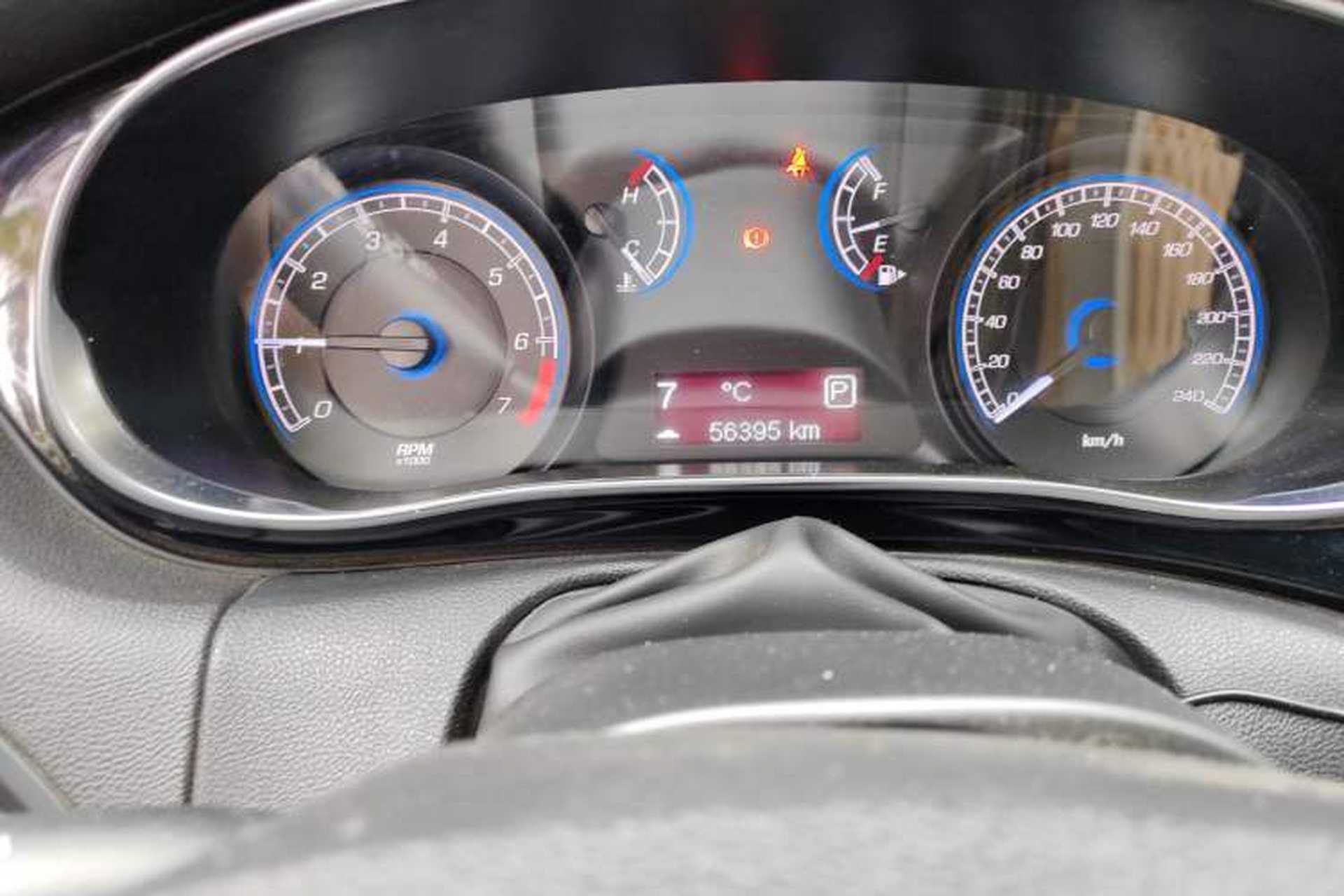 Used Fiat Viaggio 2012 1.4T Automatic Enjoyment Edition Odometer Close Up