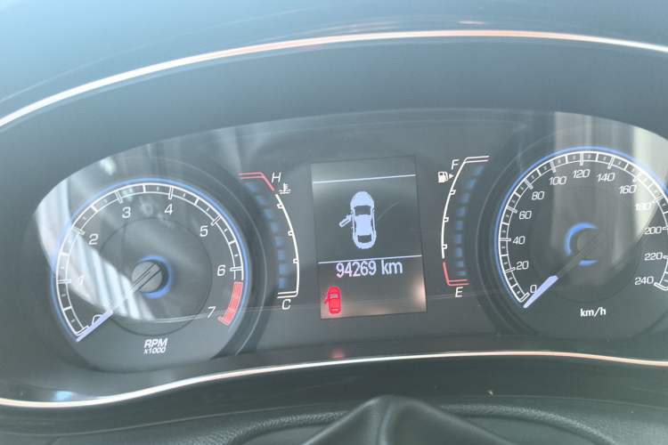 Used Fiat Viaggio 2012 1.4T Automatic Jingxiang Edition Odometer Close Up