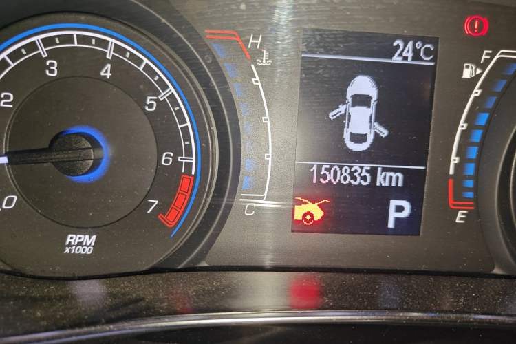 Used Fiat Viaggio 2012 1.4T Automatic Jingxiang Edition Odometer Close Up