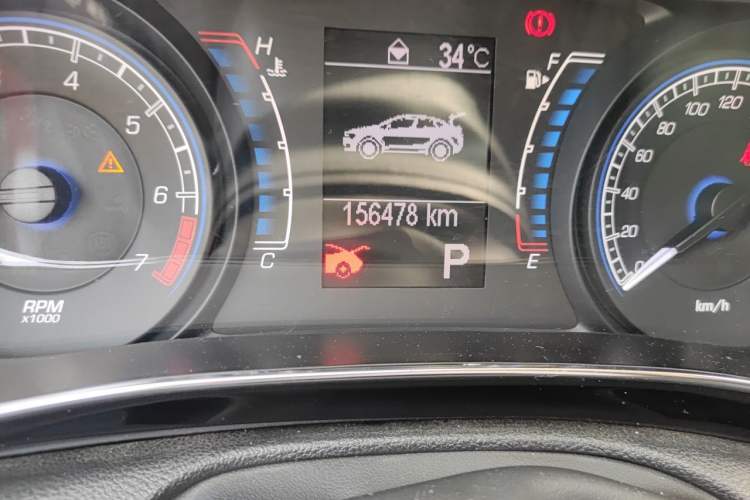 Used Fiat Viaggio 2012 1.4T Automatic Jingxiang Edition Odometer Close Up