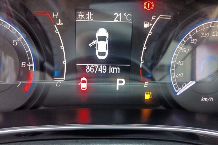 Used Fiat Viaggio 2012 1.4T Automatic Luxury Edition Odometer Close Up