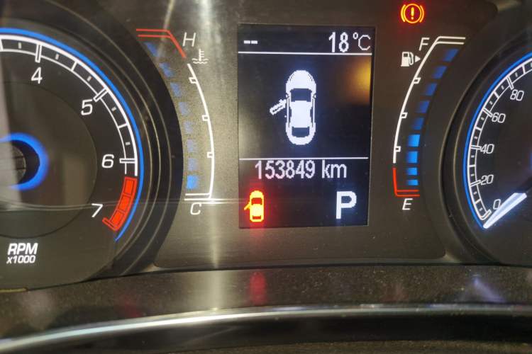 Used Fiat Viaggio 2012 1.4T Automatic Luxury Edition Odometer Close Up