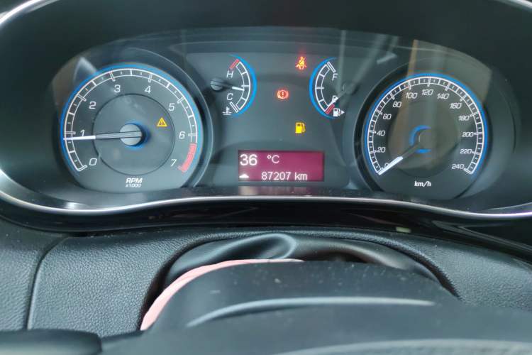 Used Fiat Viaggio 2012 1.4T Manual Enjoyment Edition Odometer Close Up