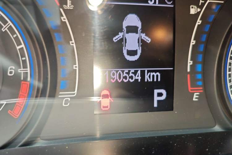 Used Fiat Viaggio 2012 1.4T Automatic Luxury Edition Odometer Close Up