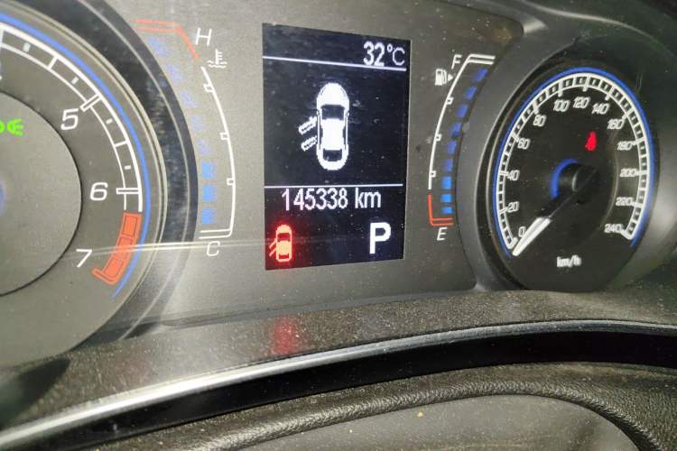 Used Fiat Viaggio 2012 1.4T Automatic Jingxiang Edition Odometer Close Up