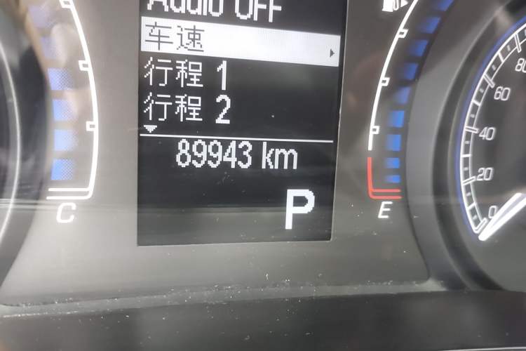 Used Fiat Viaggio 2012 1.4T Automatic Jingxiang Edition Odometer Close Up