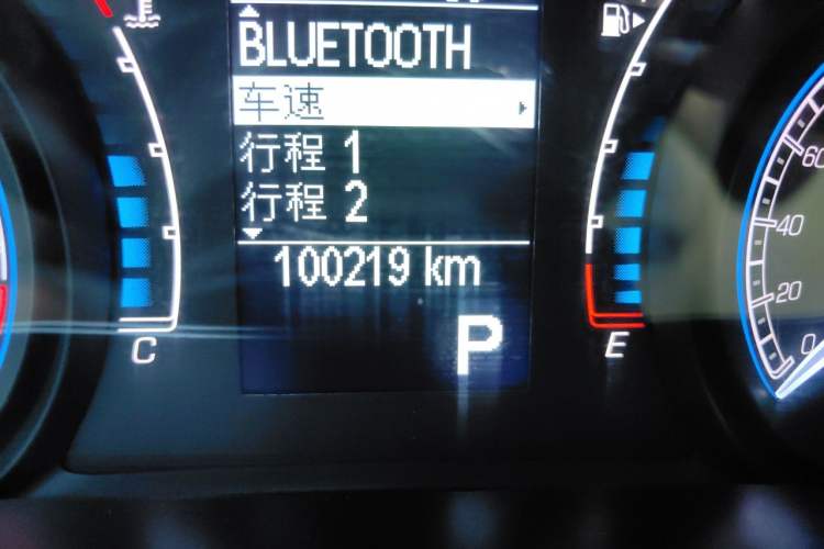 Used Fiat Viaggio 2012 1.4T Automatic Luxury Edition Odometer Close Up