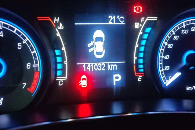 Used Fiat Viaggio 2012 1.4T Automatic Jingxiang Edition Odometer Close Up