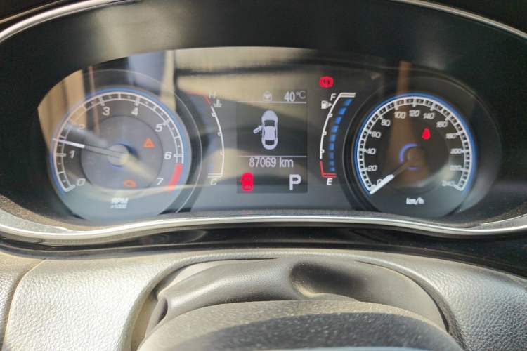 Used Fiat Viaggio 2012 1.4T Automatic Enjoyment Edition Odometer Close Up