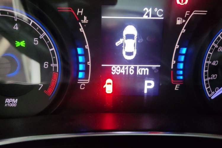 Used Fiat Viaggio 2012 1.4T Automatic Jingxiang Edition Odometer Close Up