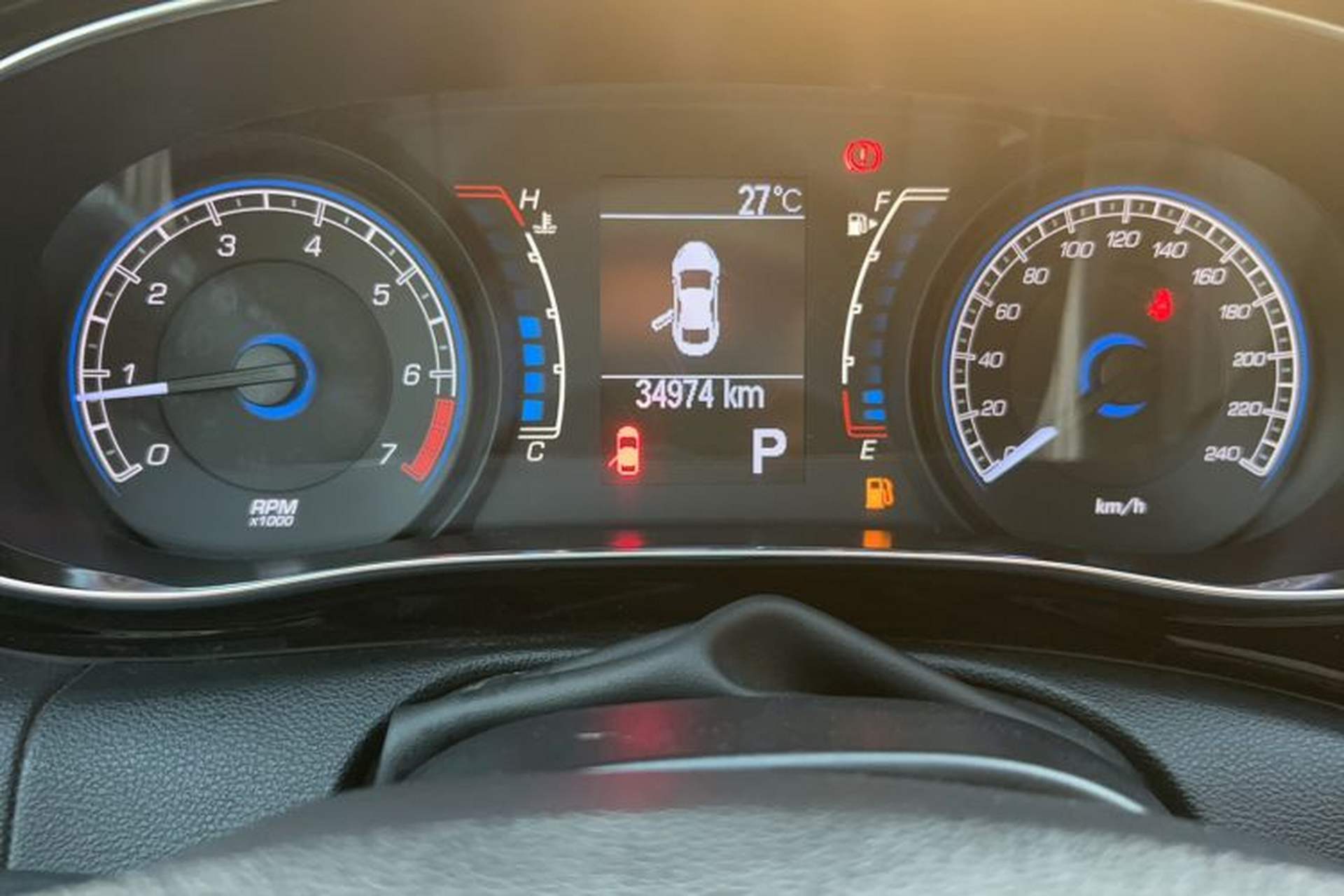 Used Fiat Viaggio 2012 1.4T Automatic Jingxiang Edition Odometer Close Up