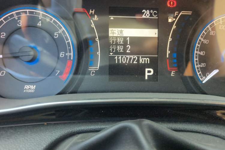 Used Fiat Viaggio 2012 1.4T Automatic Jingxiang Edition Odometer Close Up