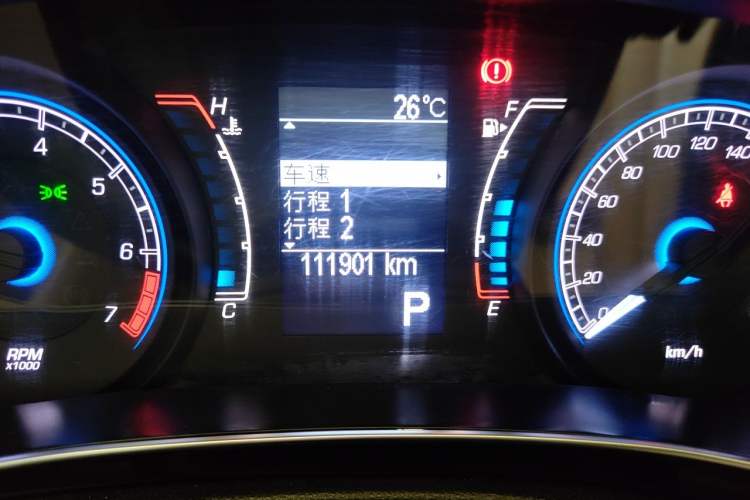 Used Fiat Viaggio 2012 1.4T Automatic Jingxiang Edition Odometer Close Up