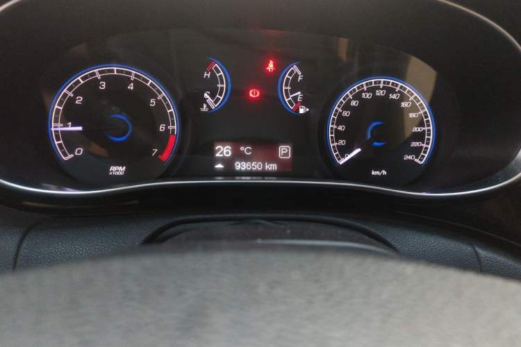 Used Fiat Viaggio 2012 1.4T Automatic Enjoyment Edition Odometer Close Up